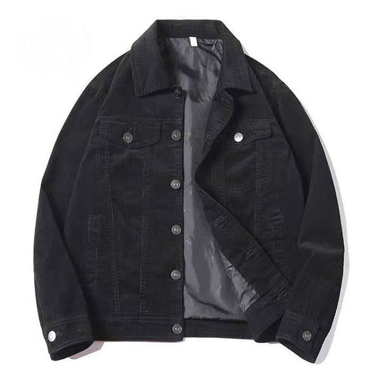 Men's Retro Corduroy Jacket for Spring and Autumn Pi-Mart