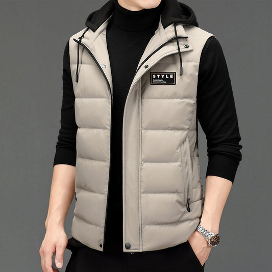 Men's Fashion Vest Versatile Down Jacket CJD