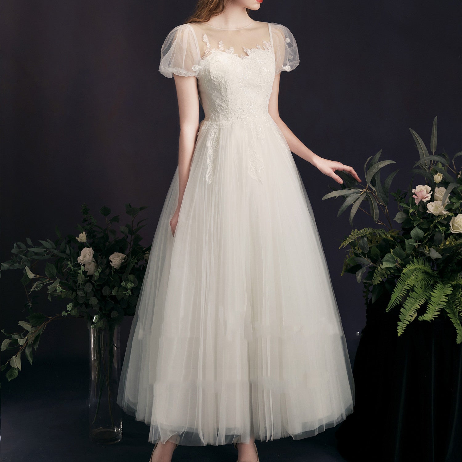 Women's Dinner Simple Wedding Dress LadyShow.Store