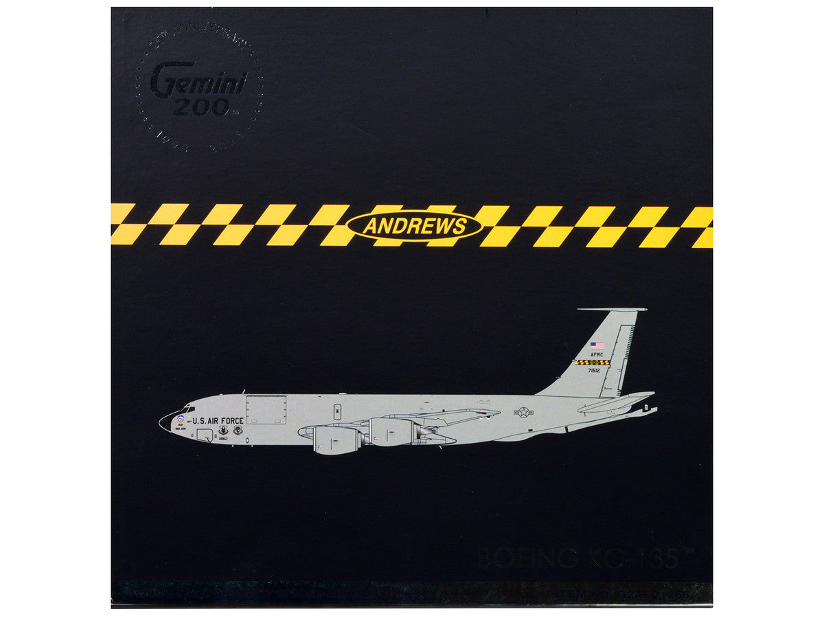 Boeing KC-135 Stratotanker Tanker Aircraft "459th ARW 756th ARS Andrews Air Force Base" United States Air Force "Gemini 200" Series 1/200 Diecast Model Airplane by GeminiJets-2