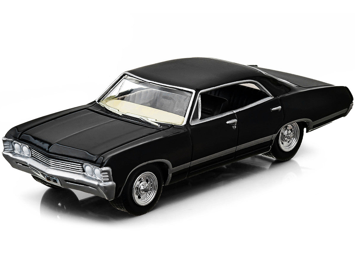 1967 Chevrolet Impala Sport Sedan Tuxedo Black "Hobby Exclusive" 1/64 Diecast Model Car by Greenlight-1