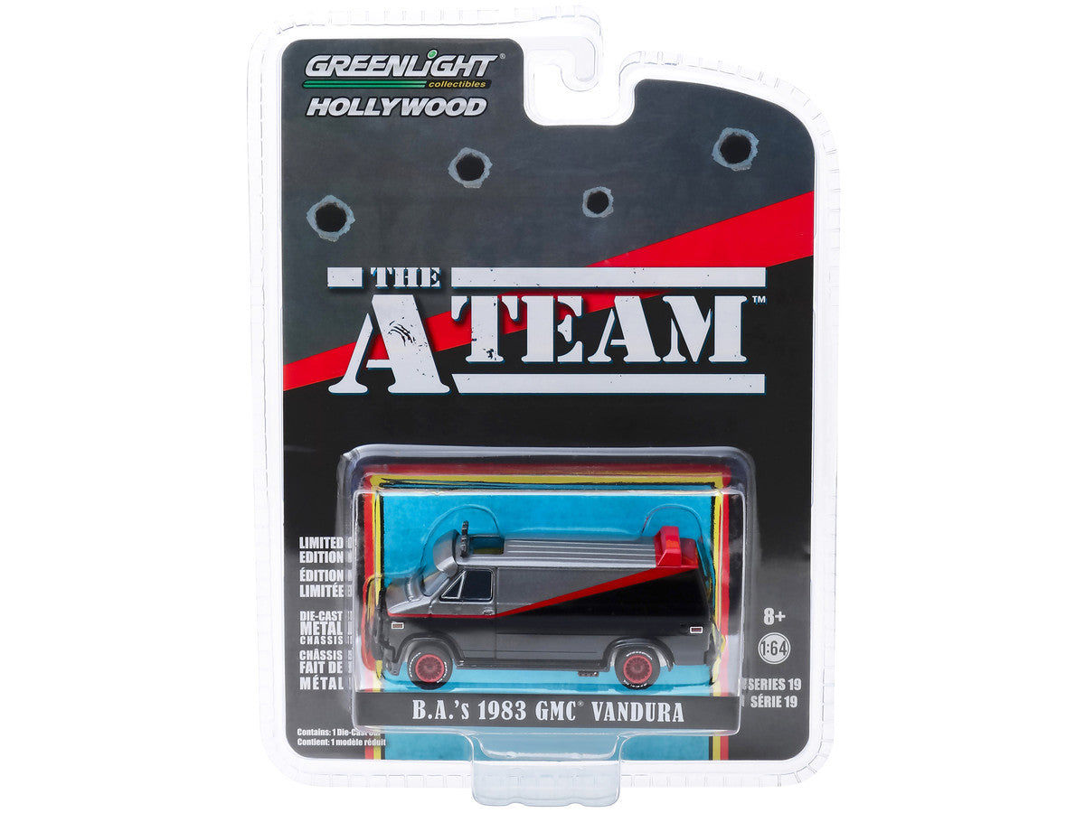 1983 GMC Vandura (B.A.'s) "The A-Team" (1983-1987) TV Series Hollywood Series 19 1/64 Diecast Model Car by Greenlight Greenlight
