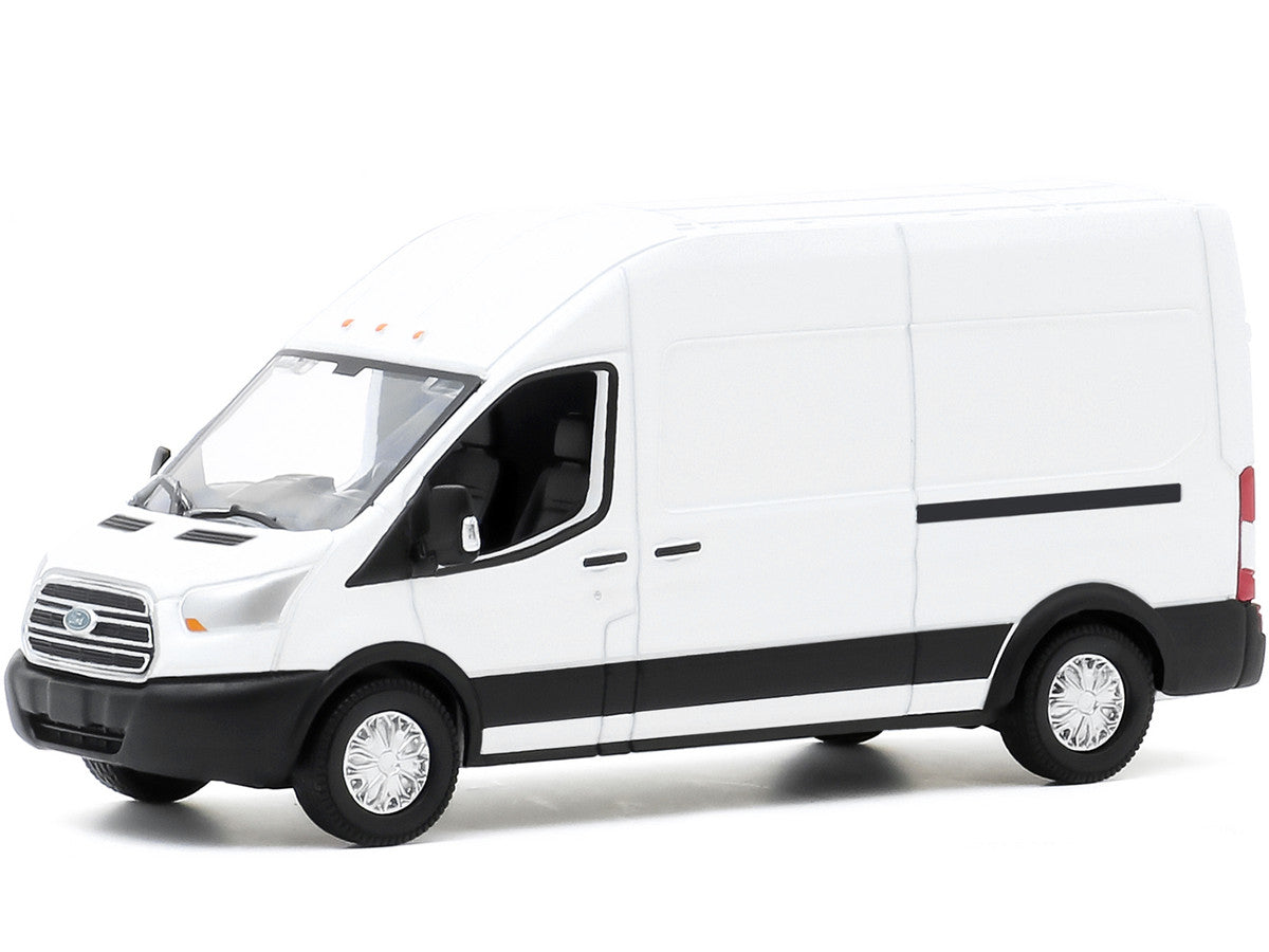 2015 Ford Transit High Roof Van Oxford White "Route Runners" Series 1 1/64 Diecast Model by Greenlight-1
