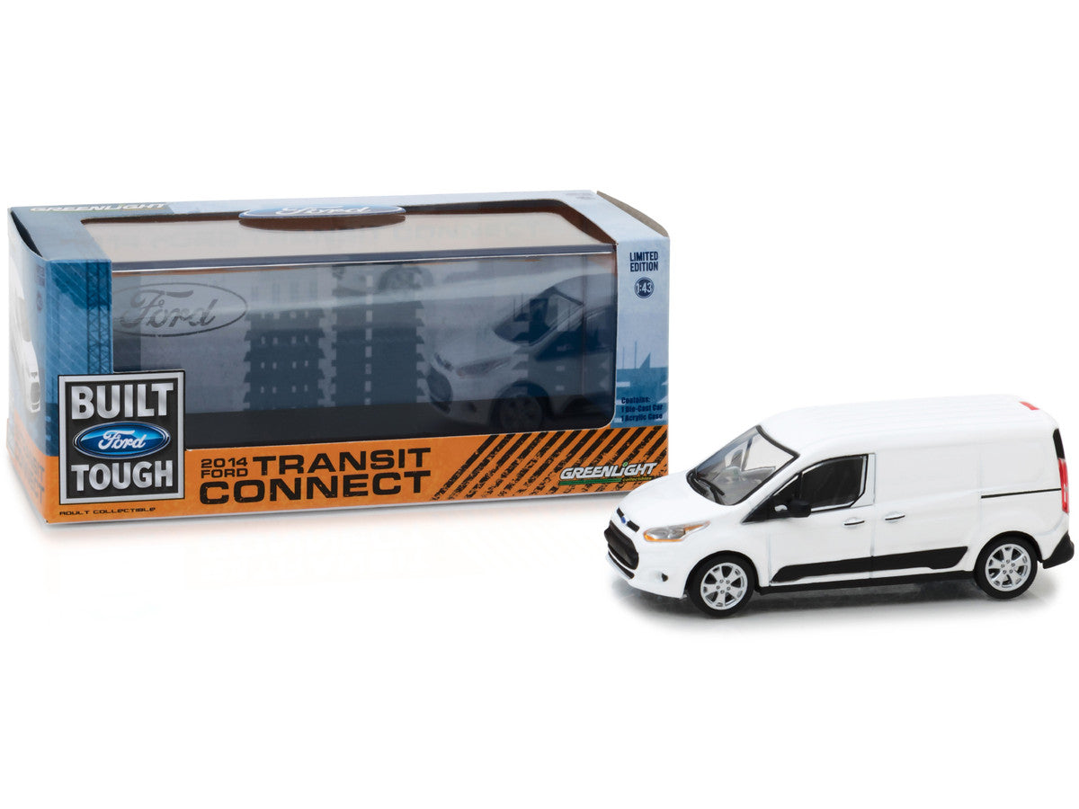 2014 Ford Transit Connect (V408) Van White 1/43 Diecast Model by Greenlight Greenlight