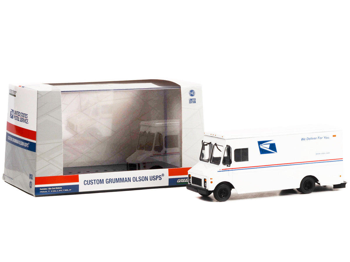 Grumman Olson Custom Delivery Truck White USPS "United States Postal Service" 1/43 Diecast Model by Greenlight-2