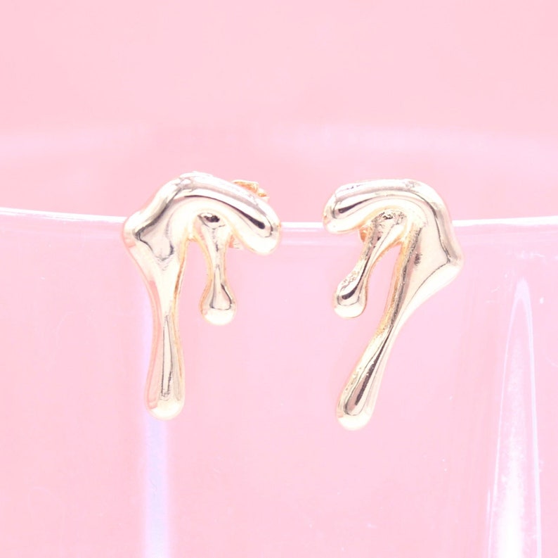 18K Gold Filled Drip Earrings (L168) MIA Jewelry