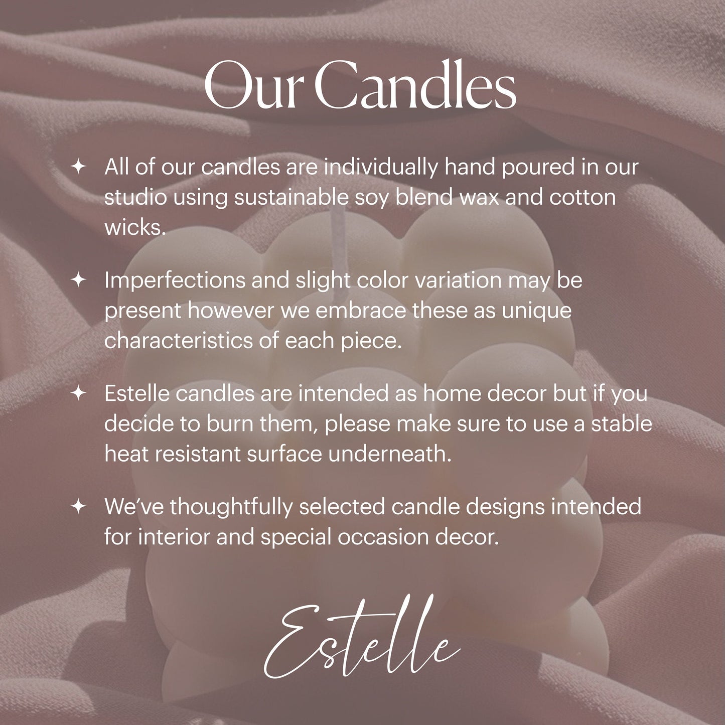 Hug Candle | Soy Wax Home Decor, Mother's Day Gift Estelle Studio