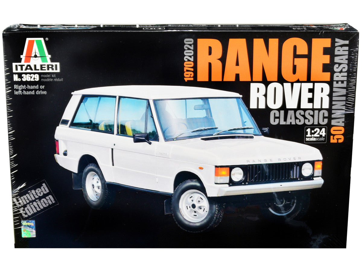 Skill 3 Model Kit Land Rover Range Rover Classic 50th Anniversary 1/24 Scale Model by Italeri Italeri
