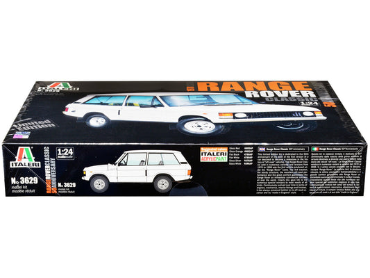 Skill 3 Model Kit Land Rover Range Rover Classic 50th Anniversary 1/24 Scale Model by Italeri Italeri
