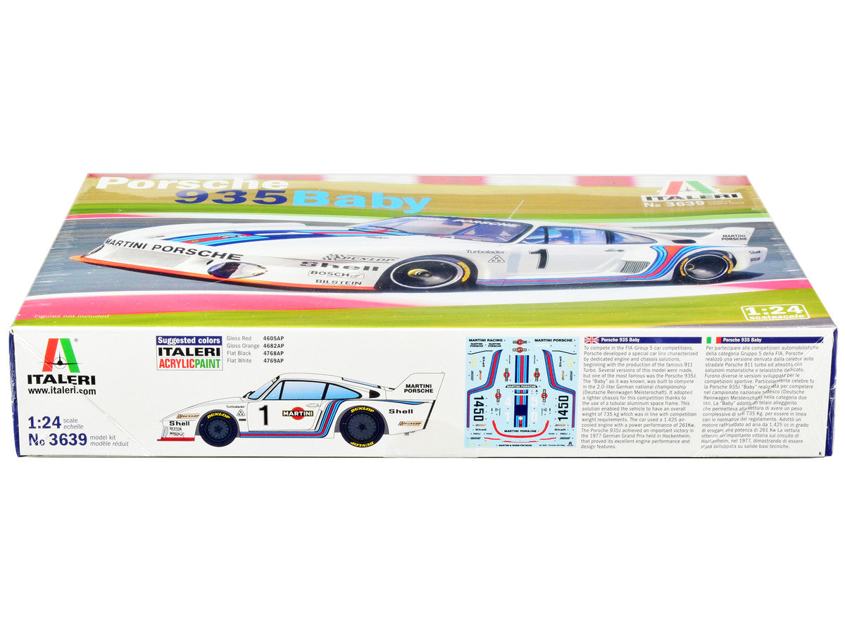 Skill 3 Model Kit Porsche 935 Baby 1/24 Scale Model by Italeri Italeri