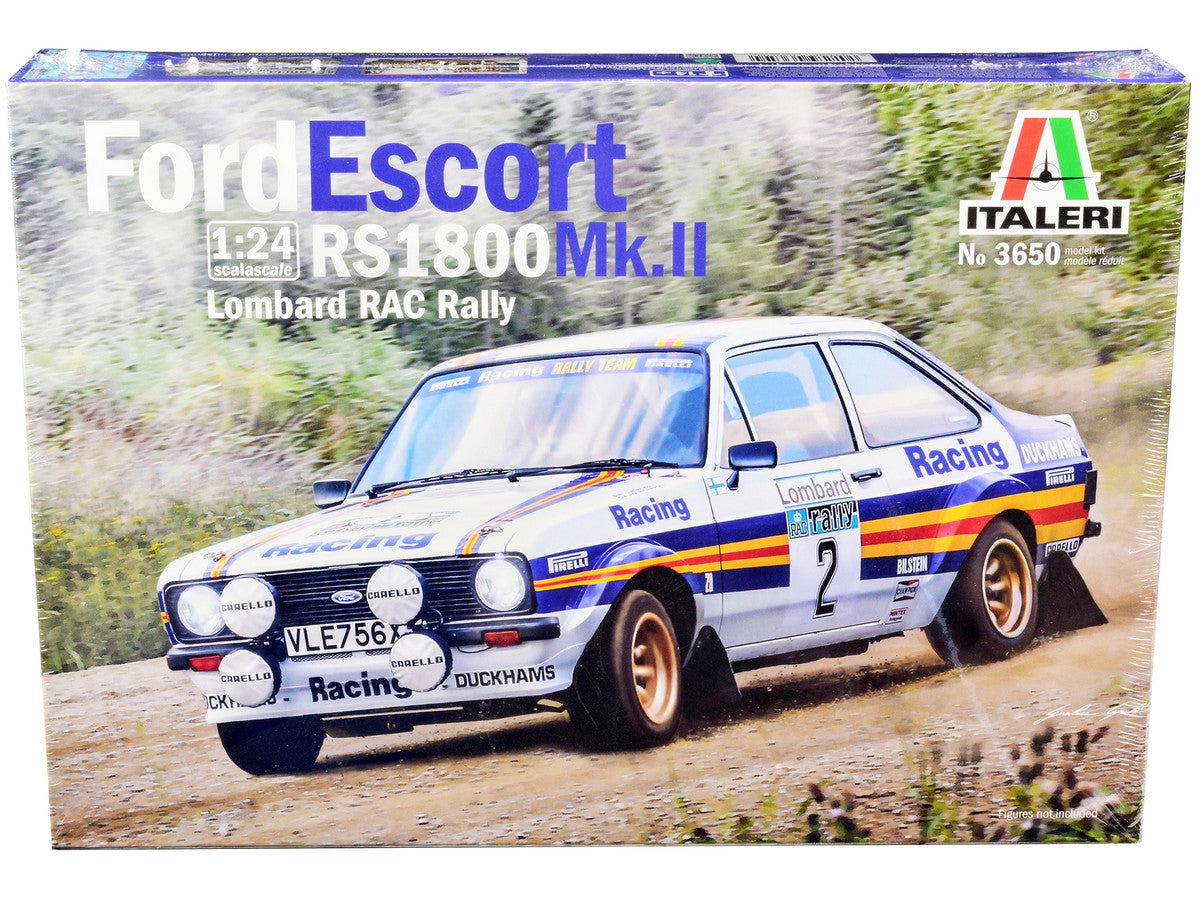 Skill 2 Model Kit Ford Escort RS 1800 Mk.II #2 Lombard RAC Rally (1981) 1/24 Scale Model by Italeri-0