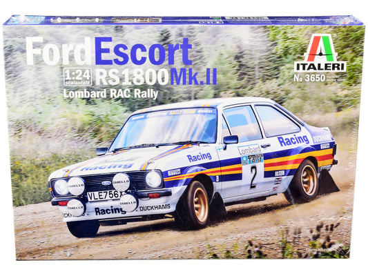 Skill 2 Model Kit Ford Escort RS 1800 Mk.II #2 Lombard RAC Rally (1981) 1/24 Scale Model by Italeri-0