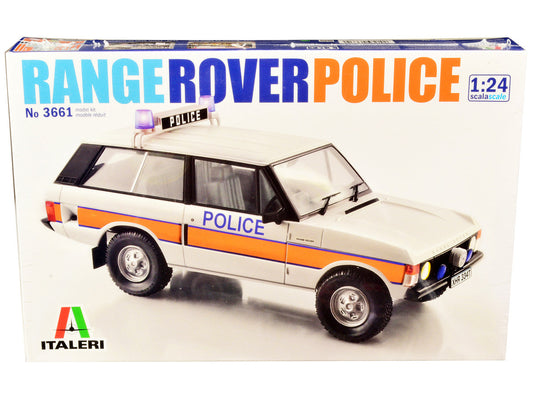 Skill 3 Model Kit Land Rover Range Rover Police 1/24 Scale Model by Italeri Italeri