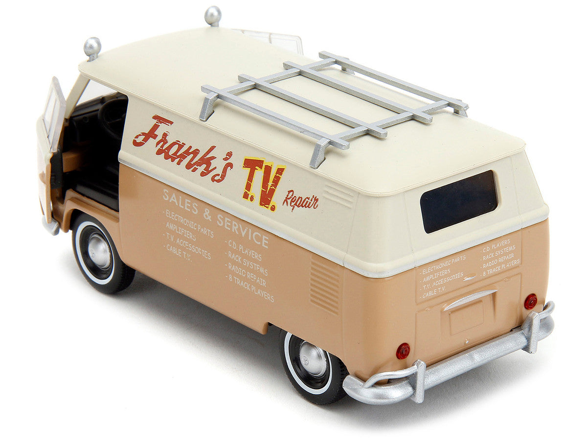 Volkswagen Bus "WheelJack" Tan and Beige "Frank's TV Repair" "Transformers: Rise of the Beasts" (2023) Movie "Hollywood Rides" Series 1/32 Diecast Model Car by Jada Jada