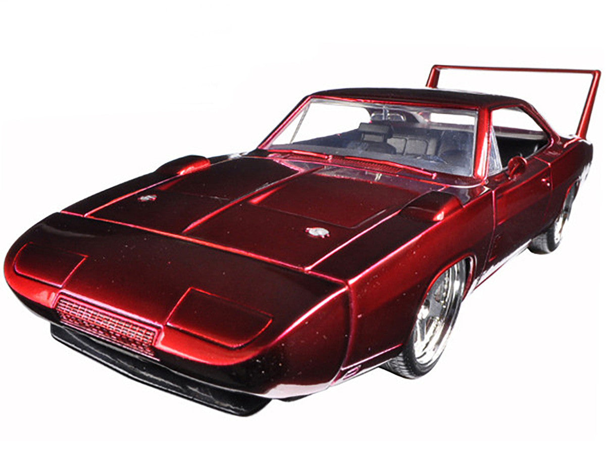 1969 Dodge Charger Daytona Red "Fast & Furious 6" (2013) Movie "25 Years of Fast & Furious" Series 1/24 Diecast Model Car by Jada Jada