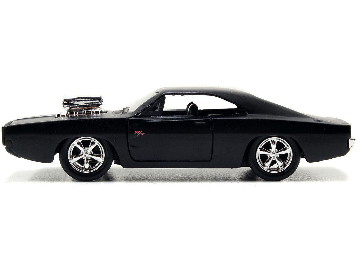Dom's Dodge Charger R/T Matt Black "Fast & Furious" Movie 1/32 Diecast Model Car by Jada Jada