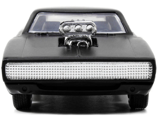 Dom's Dodge Charger R/T Matt Black "Fast & Furious" Movie 1/32 Diecast Model Car by Jada Jada
