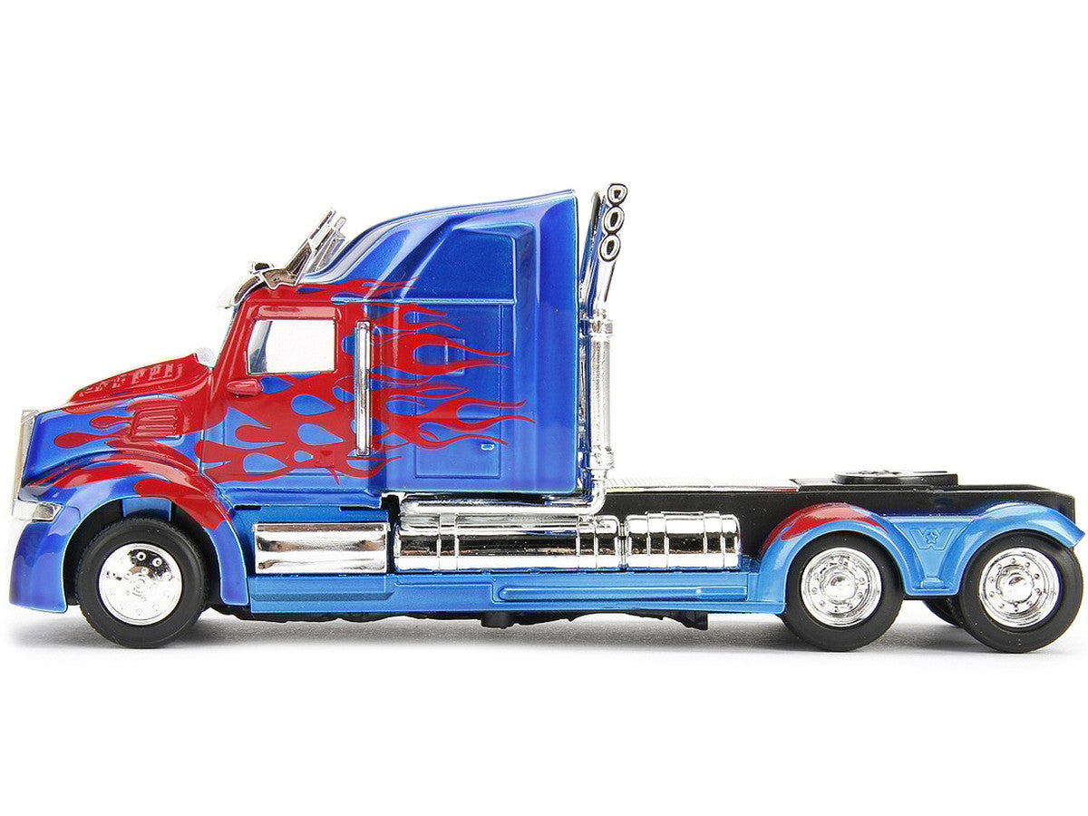 Western Star 5700 XE Phantom Truck Tractor Optimus Prime "Transformers: The Last Knight" (2017) Movie "Hollywood Rides" Series 1/32 Diecast Model Car by Jada Jada