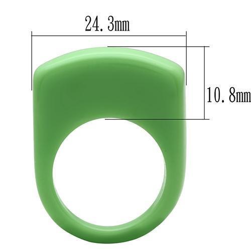 LO2384 -  Resin Ring with Synthetic Synthetic Stone in Multi Color-2