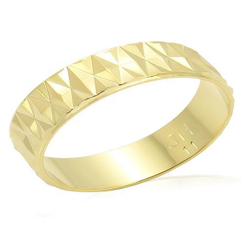 LO981 - Gold Brass Ring with No Stone Alamode