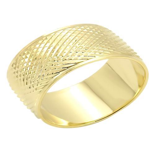 LO989 - Gold Brass Ring with No Stone Alamode