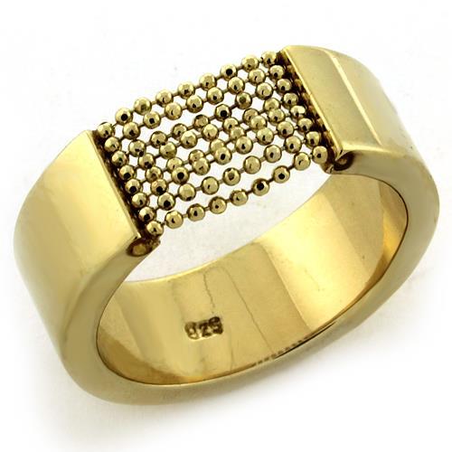 LOAS1173 - Gold 925 Sterling Silver Ring with No Stone-0
