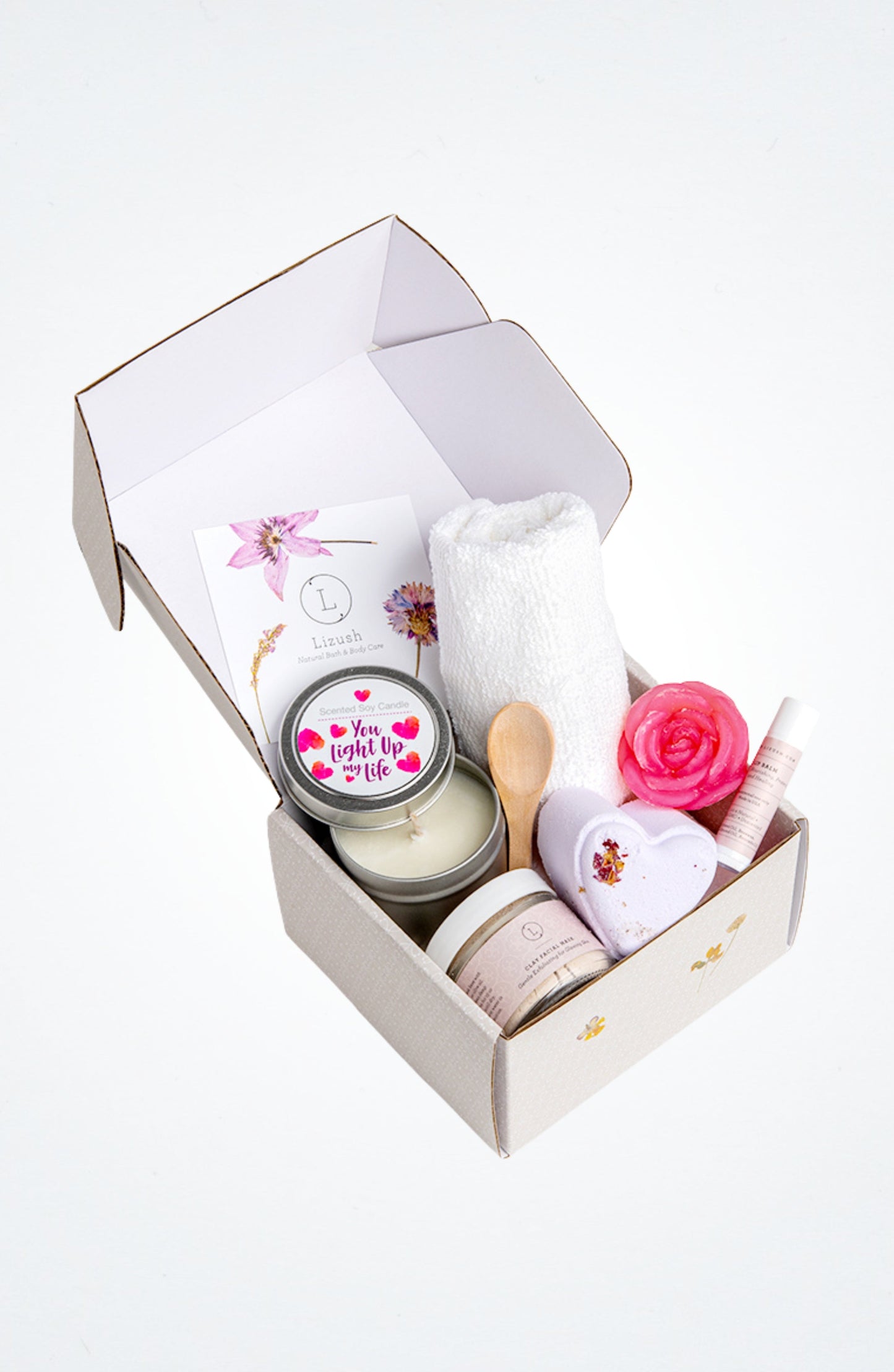 Cute LOVE Special Gift Box, Natural Skincare Gift Box, Mother's Day Gift, BFF, Sister Lizush soap