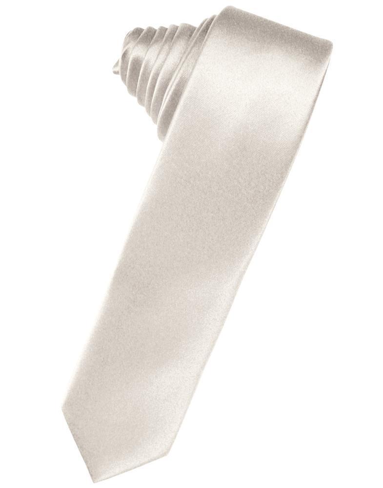 Luxury Satin Skinny Necktie Self Tie-1