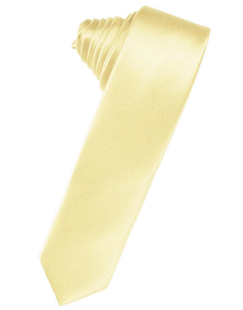 Luxury Satin Skinny Necktie Self Tie-10