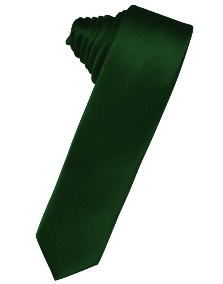 Luxury Satin Skinny Necktie Self Tie-28
