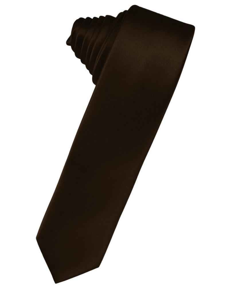 Luxury Satin Skinny Necktie Self Tie-64