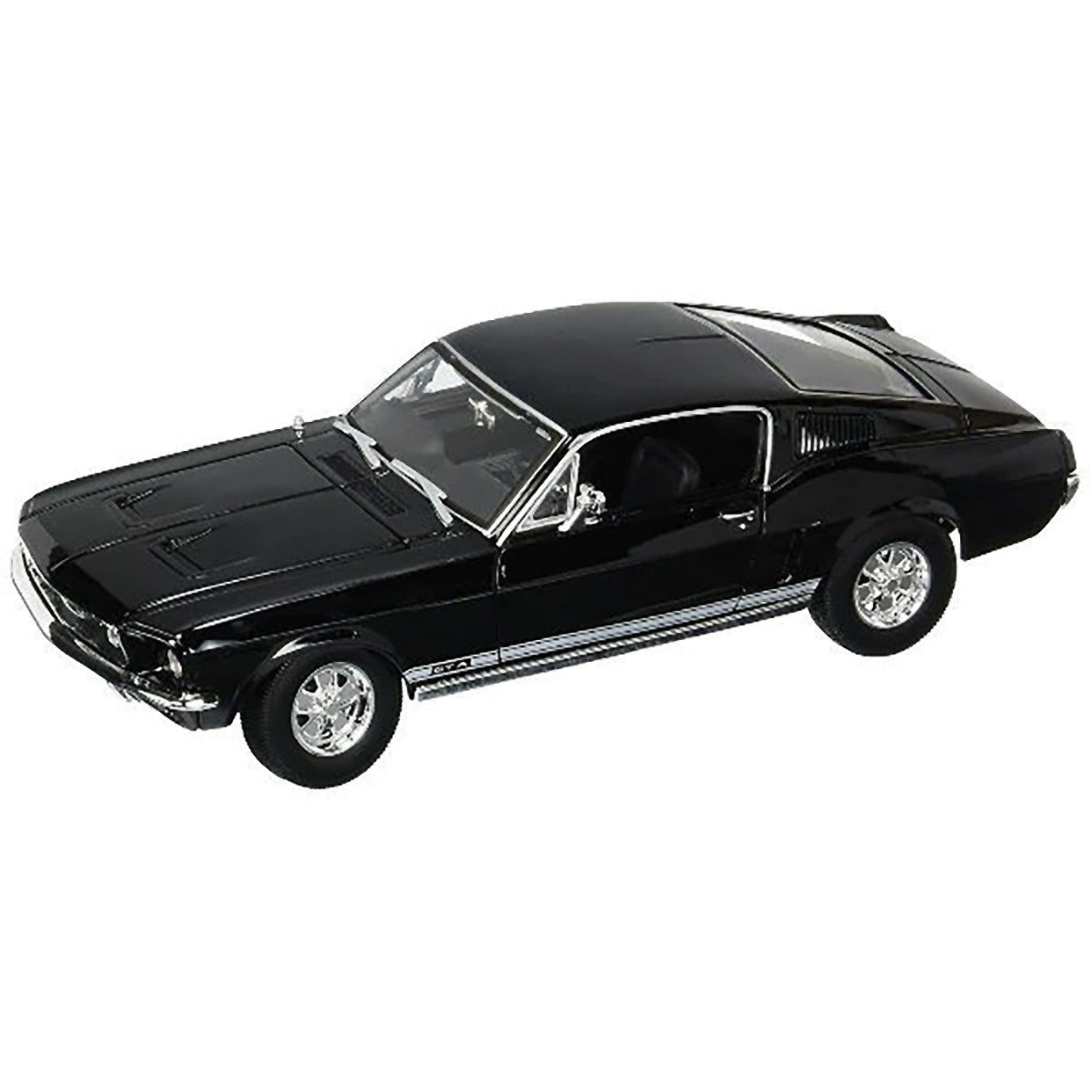 1967 Ford Mustang GTA Fastback Black "Special Edition" 1/18 Diecast Model Car by Maisto Maisto