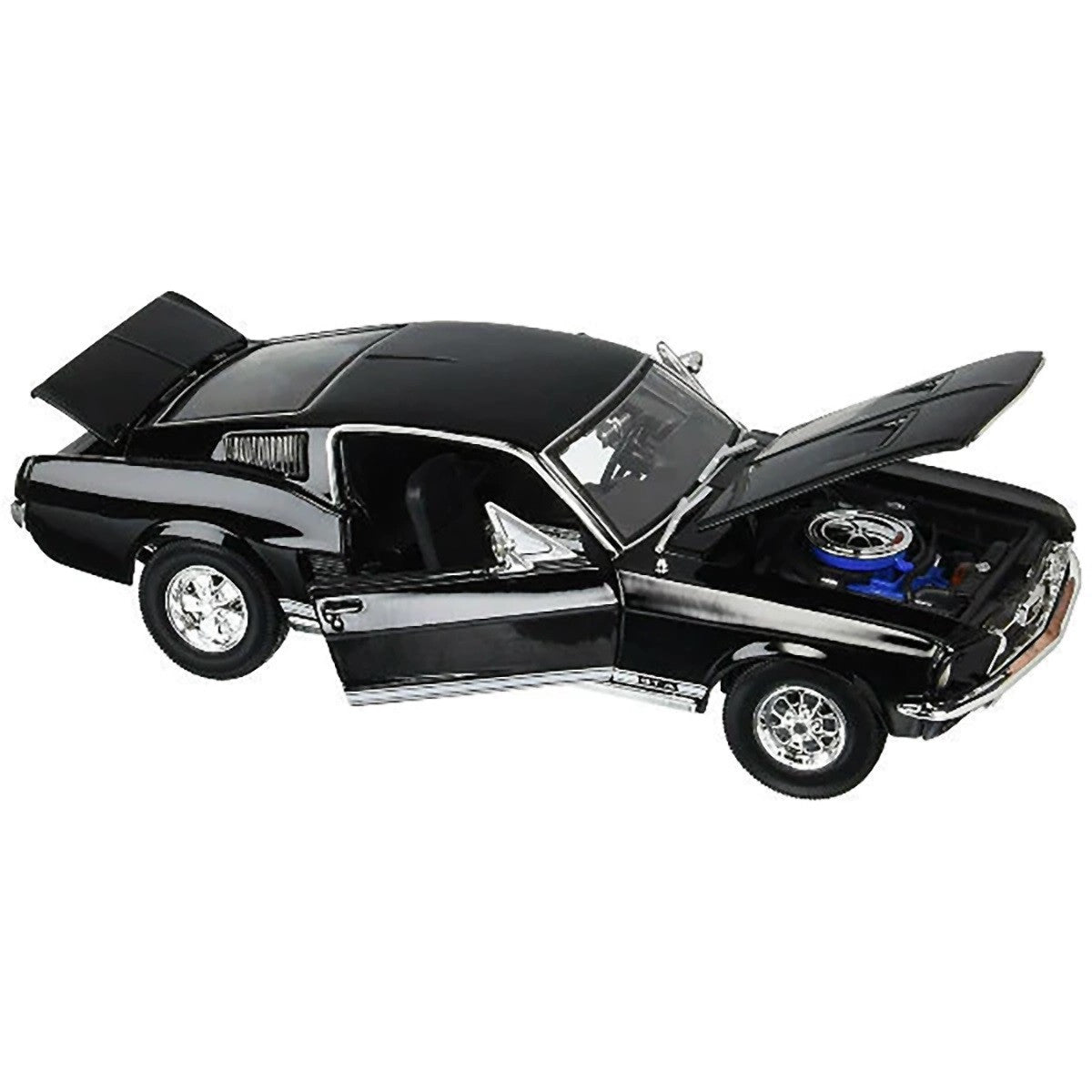 1967 Ford Mustang GTA Fastback Black "Special Edition" 1/18 Diecast Model Car by Maisto Maisto