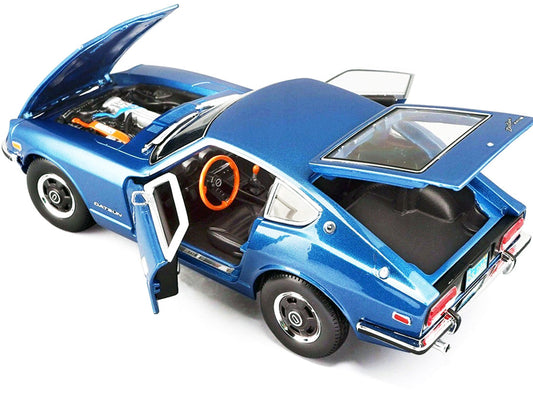 1971 Datsun 240z Blue Metallic 1/18 Diecast Model Car by Maisto Maisto