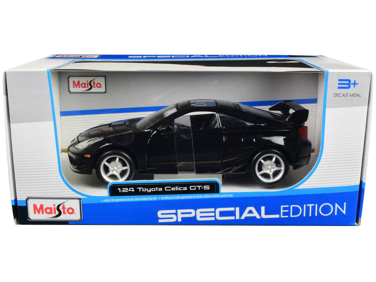 Toyota Celica GT-S Black "Special Edition" Series 1/24 Diecast Model Car by Maisto Maisto