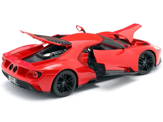 2017 Ford GT Red with Black Wheels "Special Edition" 1/18 Diecast Model Car by Maisto Maisto