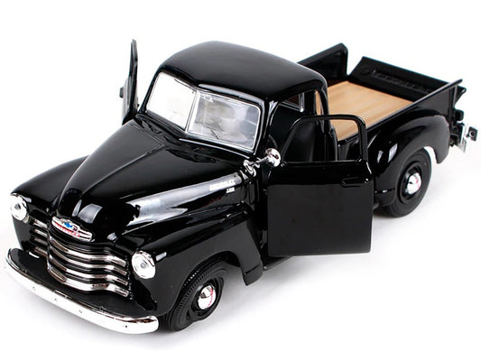 1950 Chevrolet 3100 Pickup Truck Black 1/25 Diecast Model Car by Maisto Maisto
