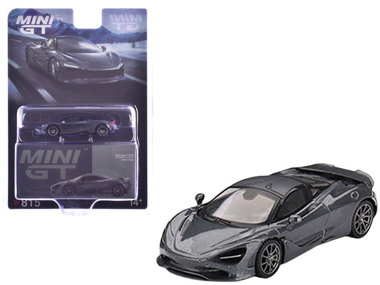 McLaren 750S Saros Gray Limited Edition 1/64 Diecast Model Car by Mini GT Mini GT