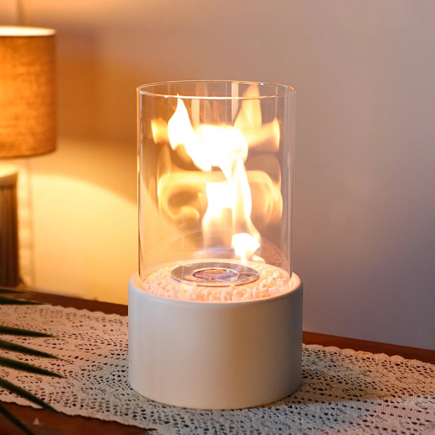 10.5" H Tabletop Fire Bowl Pot Fireplace JHY DESIGN
