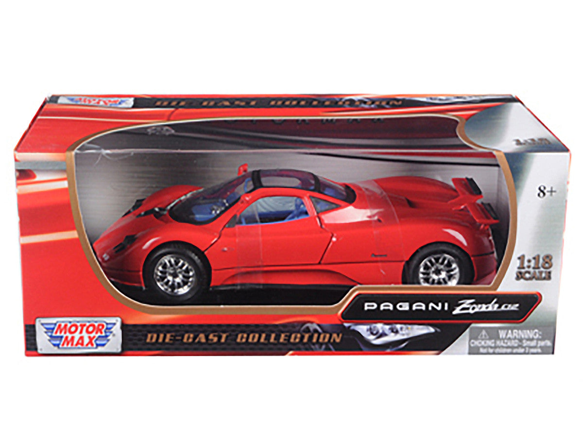 Pagani Zonda C12 Red 1/18 Diecast Model Car by Motormax Motormax