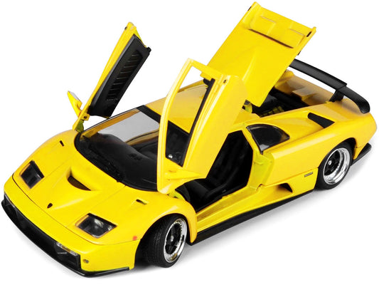 Lamborghini Diablo GT Yellow 1/18 Diecast Model Car by Motormax Motormax