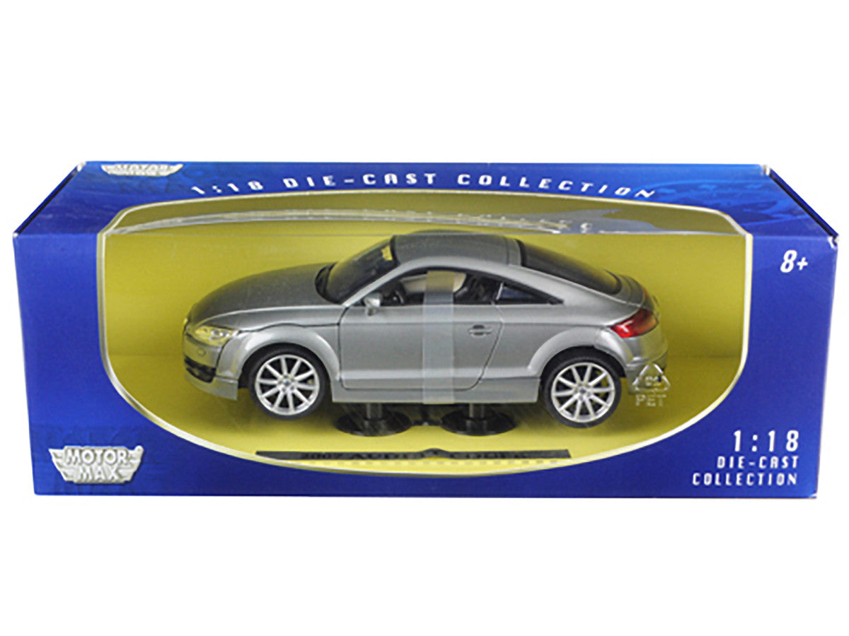 2007 Audi TT Coupe Grey 1/18 Diecast Car Model by Motormax Motormax