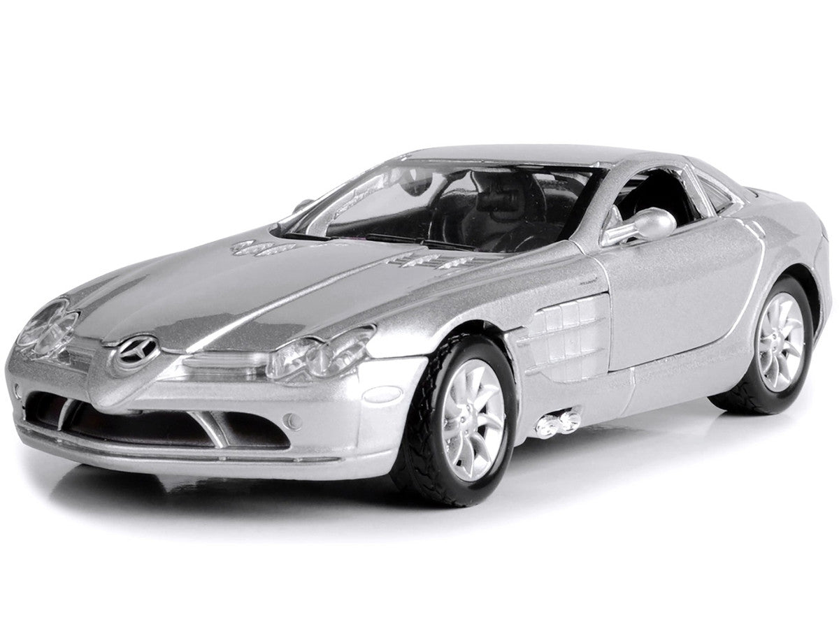 Mercedes McLaren SLR Silver 1/24 Diecast Model Car by Motormax Motormax