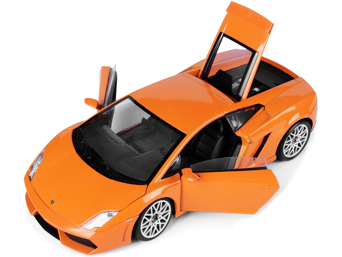 Lamborghini LP 560-4 Orange 1/18 Diecast Car Model by Motormax Motormax