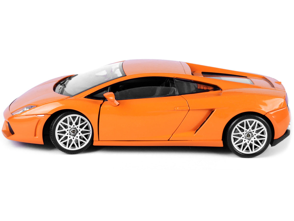 Lamborghini LP 560-4 Orange 1/18 Diecast Car Model by Motormax Motormax