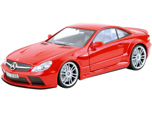 Mercedes SL65 AMG Black Series (R230) Red 1/18 Diecast Model Car by Motormax Motormax