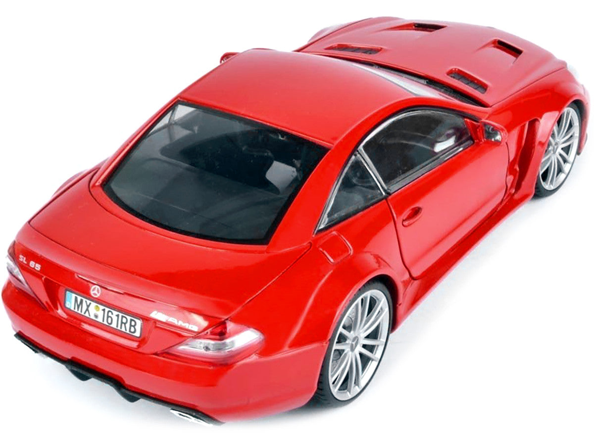 Mercedes SL65 AMG Black Series (R230) Red 1/18 Diecast Model Car by Motormax Motormax