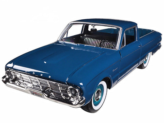 1960 Ford Falcon Ranchero Pickup Blue 1/24 Diecast Model Car by Motormax Motormax