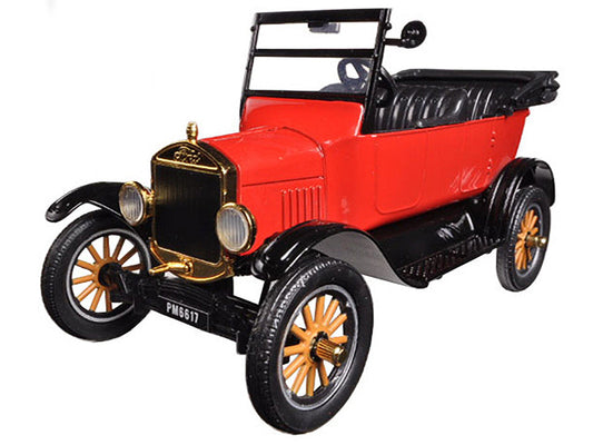 1925 Ford Model T Touring Red 1/24 Diecast Model Car by Motormax Motormax