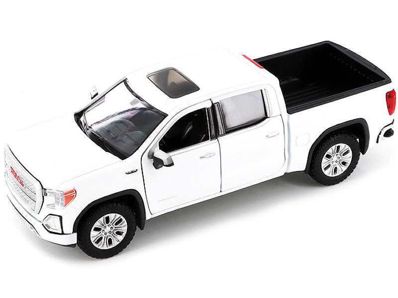 2019 GMC Sierra 1500 Denali Crew Cab Pickup Truck with Sunroof White "Timeless Legends" Series 1/24-1/27 Diecast Model Car by Motormax Motormax